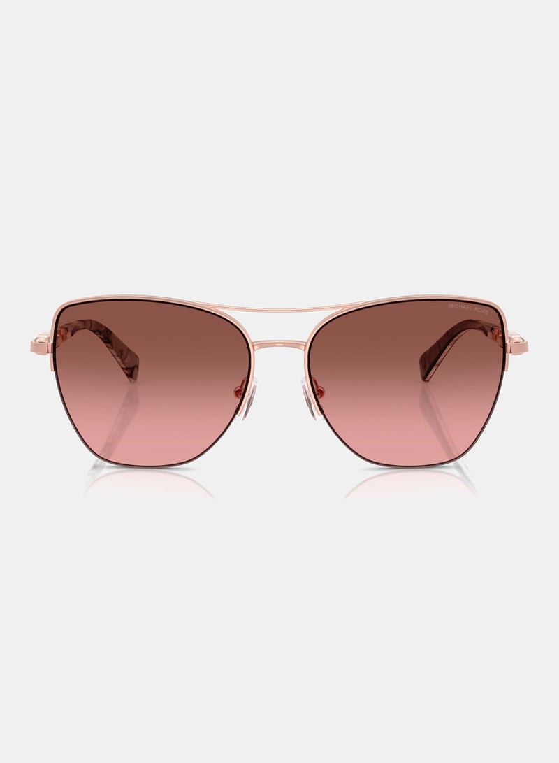 Michael Kors Semi-Rimless Square Sunglasses 1163 110811 - Image 5